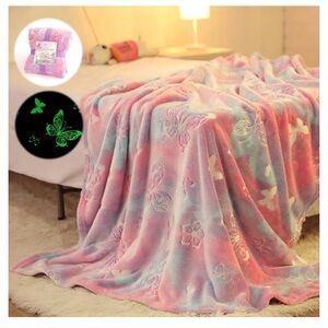 Glow in the Dark Butterfly Blanket